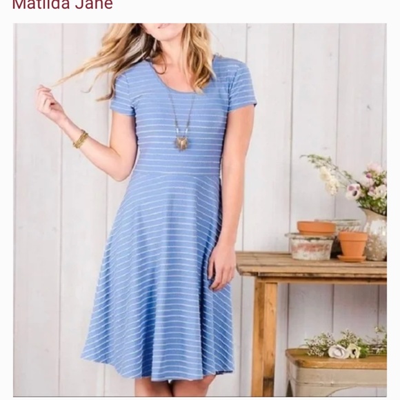 Matilda Jane Adventure Begins exploration dress. Worn twice . Retail 108 - Picture 1 of 6